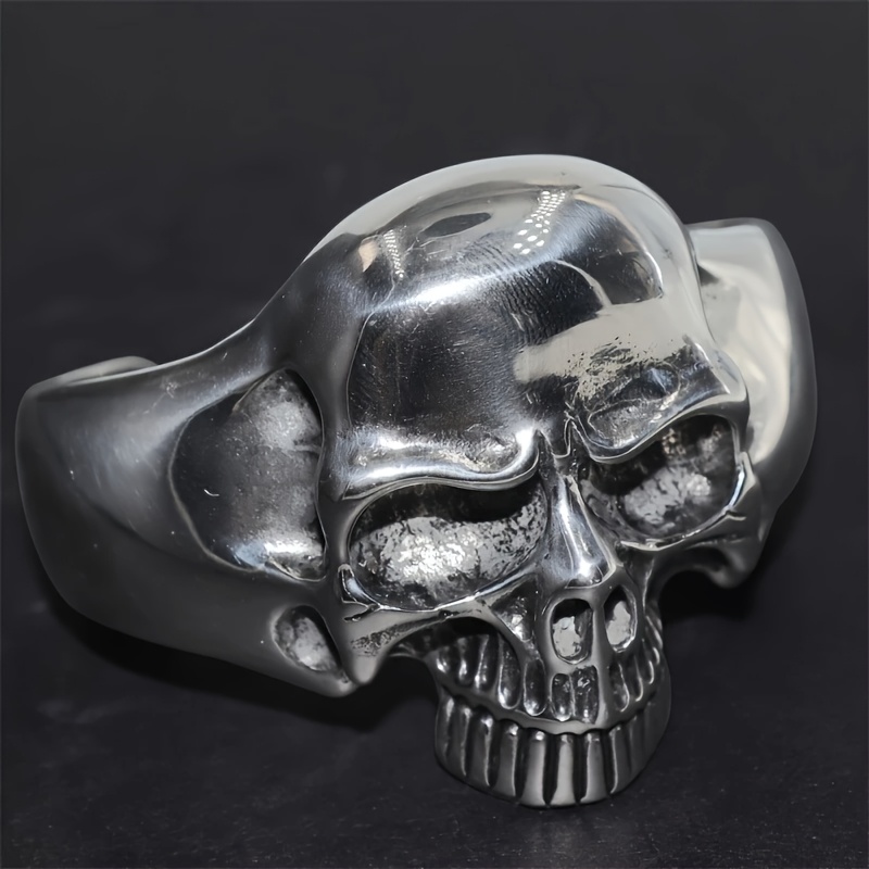 Men's Retro Gothic Large Skull Bracelet